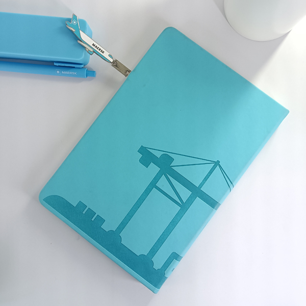 MAERSK 飞机金属搭扣笔记本 -3