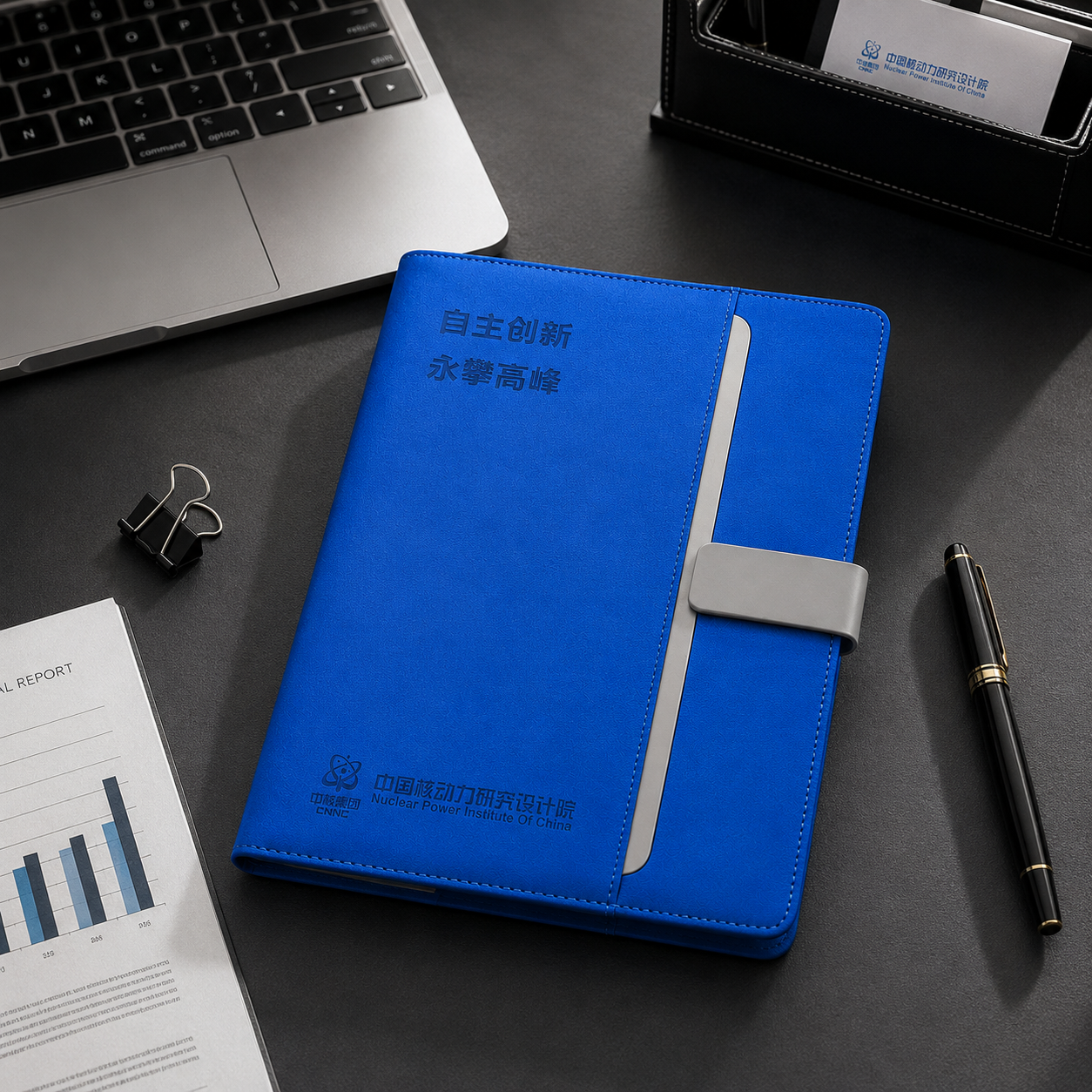 撞色搭扣款6孔活页本定制